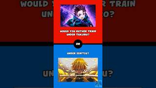 Demon Slayer Would You Rather Challenge Test Your Choices demonslayer wouldyourrather shorts [upl. by Whitcomb]