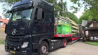 Kermis Hoorn 2021 Transport en opbouw deel 6 [upl. by Hagi]