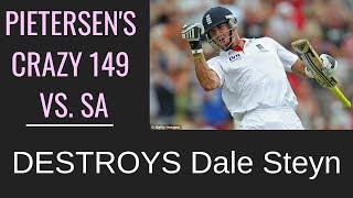 Kevin Pietersen 149 vs South Africa – BREATHTAKING Assault on Steyn – Full Highlights  Commentary [upl. by Nisse]