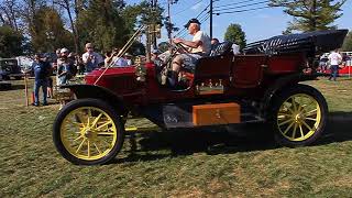 1910 Stanley Steamer Start and Drive  AACA Fall Meet 2017 [upl. by Portuna920]