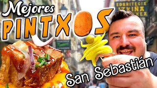 Los MEJORES PINTXOS de SAN SEBASTIAN ¿Son tan CAROS [upl. by Ilsel]