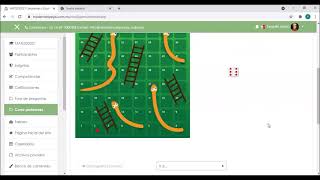 Juego de Serpientes y Escaleras en la plataforma Moderno en Línea [upl. by Aititil505]