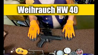 Luftpistole Weihrauch HW40 [upl. by Ativel]