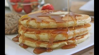 How To Make Fluffy Buttermilk Pancakes Recipe [upl. by Babb797]