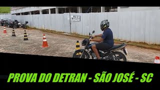 PROVA DETRAN EM SÃO JOSÉ  SC [upl. by Anelat833]