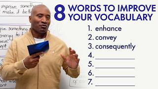 Improve Your Vocabulary 8 Words for Intermediate English Learners [upl. by Gnouv]