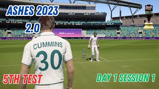 WE GO TO THE OVAL WITH THE SERIES ALL SQUARE I ASHES 2023 20 I 5TH TEST DAY 1 SESSION 1 [upl. by Anolla268]