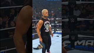 The rock WWE wald vs Cody Rhodes entry attitude status wwe therock codyrhodes shorts [upl. by Ambrosia464]