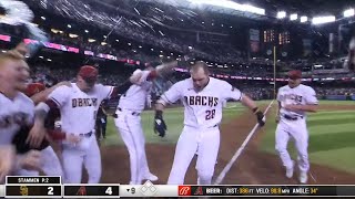 OPENING DAY WALKOFF HOMER Seth Beer ends the night with a walkoff blast for Dbacks [upl. by Ahsienaj873]