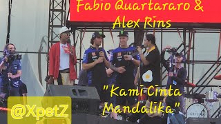 quotKami Cinta Mandalikaquot Fabio Quartararo amp Alex Rins [upl. by Luing]