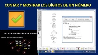 Contar y mostrar los dígitos de un número con AutoFlujo 20  Diagramas de flujo [upl. by Berkly]