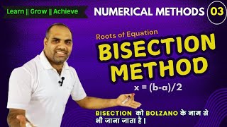 BISECTION METHOD Bca5semesterBCAbcamaths ExploreByPushpendra [upl. by Oicnaneb504]