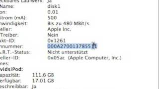 Find iPod FWID [upl. by Nnep]