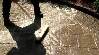 How to clean efflorescence and restore my pavers with Gator Efflorescence Cleaner [upl. by Ayital]