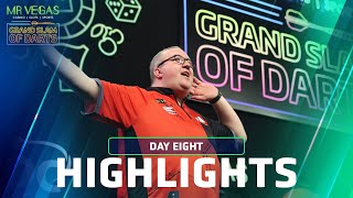 THE FINAL FOUR  Day Eight Highlights  2023 Mr Vegas Grand Slam of Darts [upl. by Asyla]