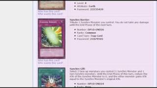 YuGiOh  Duelist Pack Yusei 3 English card list [upl. by Sadella]