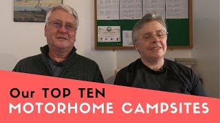 Top 10 Motorhome Campsites [upl. by Marras]