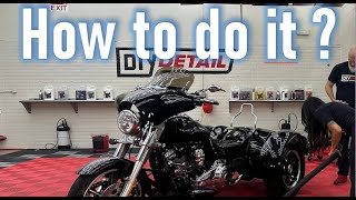 Wash my motorcycle  Ceramic Coating Guide [upl. by Stannfield]