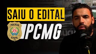 SAIU O EDITAL CONCURSO PCMG  Edital Polícia Civil de Minas Gerais [upl. by Marmaduke245]