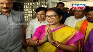 BJPs Mamata Mohanta Heads To File Nomination As Rajya Sabha Candidate From Odisha [upl. by Iolenta517]