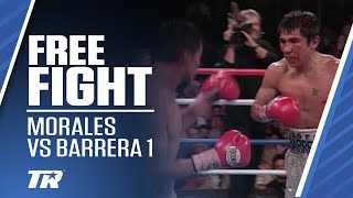 Epic 1st Fight in Great Trilogy  Erik Morales vs Marco Antonio Barrera 1  ON THIS DAY FREE FIGHT [upl. by Amalita]