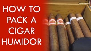 How to Pack a Cigar Humidor [upl. by Arbe]