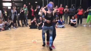 Hot Kizomba Freestyle Tarraxinha with Albir and Sara 2013 [upl. by Llenna984]