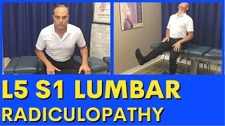 L5 S1 Lumbar Radiculopathy Treatment  L5 S1 Disc Bulge Exercises  Dr Walter Salubro [upl. by Llennaj]