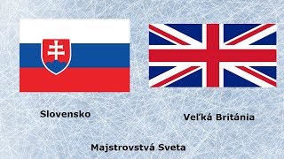 Slovensko VS Veľká Británia Majstrovstvá Sveta v Hokeji 2019 [upl. by Enieledam619]