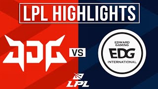 JDG vs EDG Highlights ALL GAMES  LPL 2024 Summer  JD Gaming vs Edward Gaming [upl. by Mountfort]