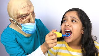 Going To The Dentist Song  Shafa Pretend Play stories for Kids [upl. by Malek]