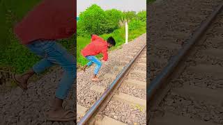 Train horn 🥳📯trending viralvideo comedy funny train surajrox [upl. by Joleen]