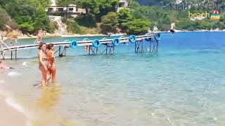 Skiathos Kanapitsa beach summer 2019 [upl. by Edlitam]