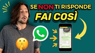 Cosa fare quando visualizza e non risponde su whatsapp Un metodo poco conosciuto [upl. by Egerton]