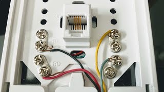 Wiring a Home Phone jack [upl. by Endres398]