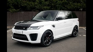 Fuji White Range Rover SVR  Monarch Enterprises [upl. by Nomra353]