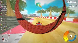 SuperTuxKart  Palm Mountain 20 laps expert reverse [upl. by Ranjiv]