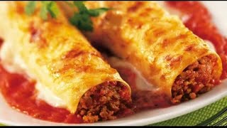 recette de cannelloni a la viande hachée 🫔😋 [upl. by Finnie290]