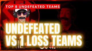 RANKING THE UNDEFEATED VS 1 LOSS TEAMS  TOP 25 TALK [upl. by Head]