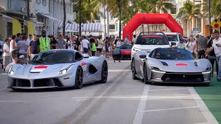 Ferrari Overload 🤯 2024 Ferrari Cavalcade International  Miami [upl. by Arrim]