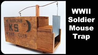 WWII Soldier KRation Mouse Trap Catches Rats amp Mice Mousetrap Monday [upl. by Sylram]