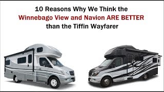 LichtsinnRVcom  10 Reasons Why We Think the View amp Navion ARE BETTER than the Tiffin Wayfarer [upl. by Enoid592]