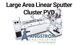 Large Area Linear Sputter  Cluster PVD [upl. by Aysan737]