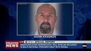 Who is Vadim Krasikov Russian released in the mass prisoner swap [upl. by Essyle]