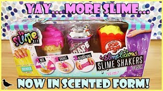 So Slime DIY Slimelicious Slime Shakers 3 Pack Unboxing Review  Birdew Reviews [upl. by Intruok987]