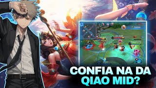 FULL DANO MAGICO E NO MID KKKKKKK  HONOR OF KINGS DA QIAO [upl. by Neurath]