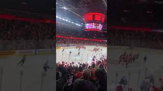 Calgary Wranglers OT Goal Live Jakob Pelletier not my vid calgaryflames ahl [upl. by Enicnarf]