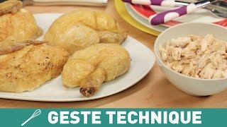 Comment découper un poulet cuit [upl. by Sherfield]