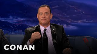 Tom Hanks amp Conan Go Whale Watching  CONAN on TBS [upl. by Atinnek]