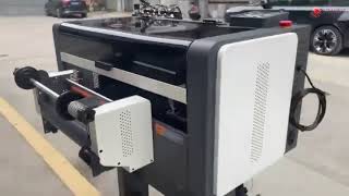 Roll Sticker UV Digital Inkjet Label Printing Machine For PE PP PVC Film [upl. by Ardekahs135]